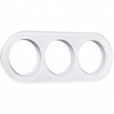 Рамка на 3 поста Werkel  WL21-frame-03 (белый)