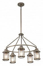 Люстра на штанге Kichler Ashland Bay KL-ASHLANDBAY-5P-BU