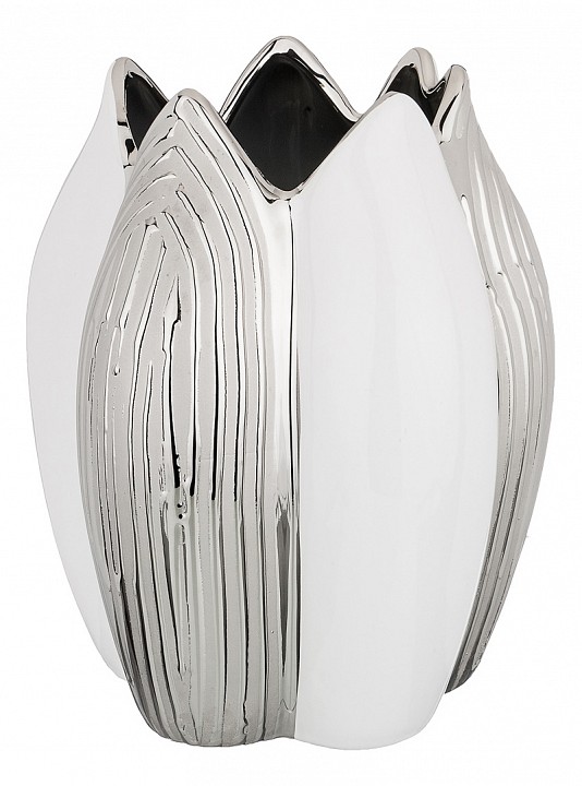 Ваза настольная (16.5х16х21 см) Серебряная коллекция 699-237