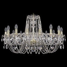 Подвесная люстра Bohemia Ivele Crystal 1402 1402/16/300/G
