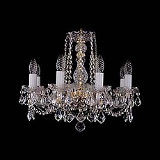 Подвесная люстра Bohemia Ivele Crystal 1402 1402/8/160/G/Leafs