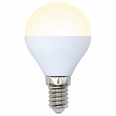 Лампа светодиодная Uniel Optima E14 6Вт 3000K LED-G45-6W/WW/E14/FR/O