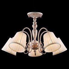 Подвесная люстра Eurosvet Katrin 60029/5 белый с золотом