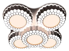 Накладной светильник Ambrella Orbital High-Tech FH13/5 WH 160W D550*550