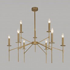 Люстра на штанге Eurosvet Anders 60142/9 латунь