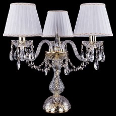 Настольная лампа декоративная Bohemia Ivele Crystal 5706 1406L/3/141-39/G/SH2A-160
