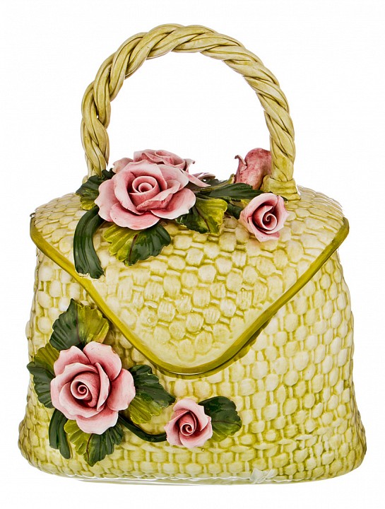 Фигура настольная (34 см) Корзина с цветами 335-359