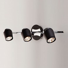 Бра Eurosvet Middle 20057/3 хром/черный