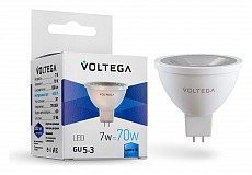 Лампа светодиодная Voltega Simple GU5.3 7Вт 4000K 7063