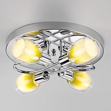 Потолочная люстра Eurosvet Potpourri 30151/4 зеленый