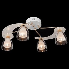 Потолочная люстра Eurosvet 80010 80010/4 белый+золото/белый