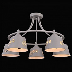 Люстра на штанге Natali Kovaltseva Prime PRIME 75100/5C STAIN GRAY