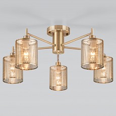 Потолочная люстра Eurosvet Tela 70109/5 античная бронза