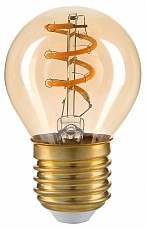 Лампа светодиодная Hiper Vintage Filament Flexible Globe E27 6Вт 2400K HL-2219