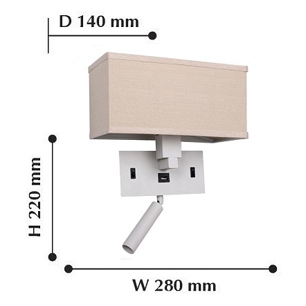 Бра с подсветкой Favourite Lectio 2224-2W