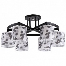 Потолочная люстра Imex 51536 MD.51536-6-S BK+CH