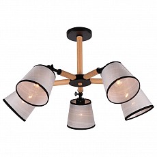 Люстра на штанге Imex 809 MD.0809-5-S BK+BR
