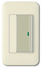 Выключатель одноклавишный с подсветкой Imex 70 Wide Delux Gold WSN 0224G