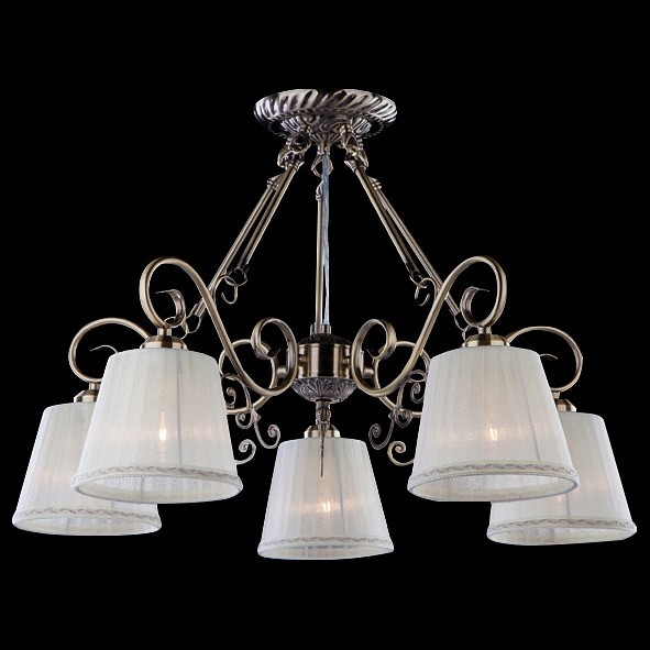 Люстра на штанге Eurosvet 60000 60000/5 античная бронза