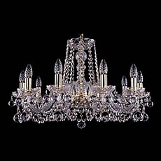 Подвесная люстра Bohemia Ivele Crystal 1402 1402/10/240/G/Balls