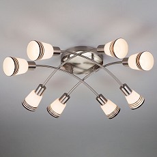 Потолочная люстра Eurosvet Jenna 30131/8 сатин-никель