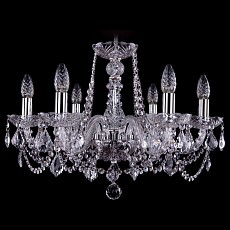 Подвесная люстра Bohemia Ivele Crystal 1402 1402/6/195/Ni/Leafs
