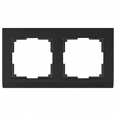 Рамка на 2 поста Werkel Stark WL04-Frame-02-black