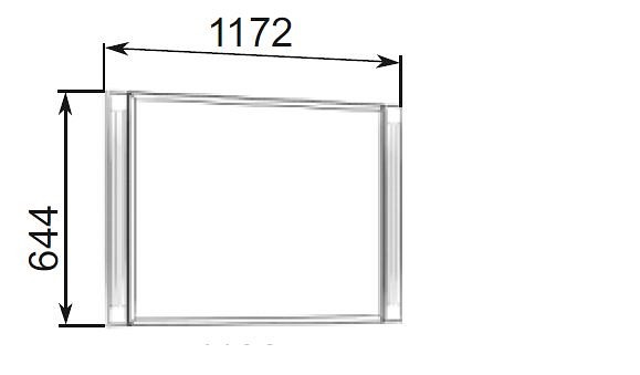 Зеркало настенное Виктория 7