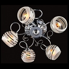 Потолочная люстра Eurosvet 9134 9134/5 хром/белый