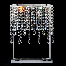 Настольная лампа декоративная Eurosvet Sicilia 80413/1 хром 6W