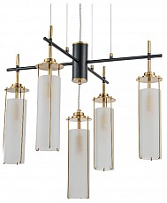 Подвесная люстра Indigo Torcia 11038/5P Brass