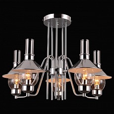Люстра на штанге Natali Kovaltseva Alabarda ALABARDA 75055/5C CHROME