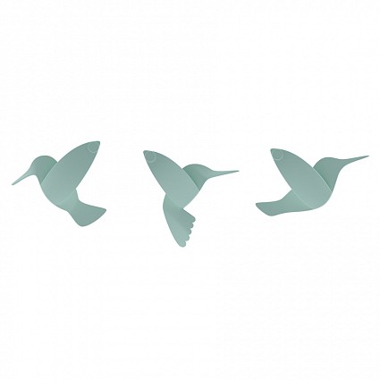 Набор из 9 фигур настенных (12.7x2.6x9.9 см) Hummingbird 1012966-022