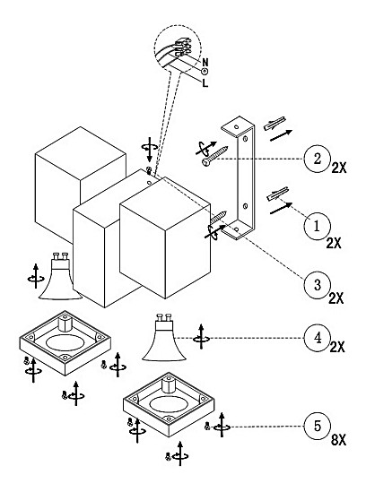 Светильник на штанге Globo Dalyor 34151-2