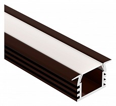 Профиль встраиваемый Arlight PDS-F-2000 ANOD Brown Deep 017653