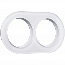 Рамка на 2 поста Werkel  WL21-frame-02 (белый)