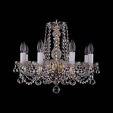 Подвесная люстра Bohemia Ivele Crystal 1402 1402/8/160/G/Balls
