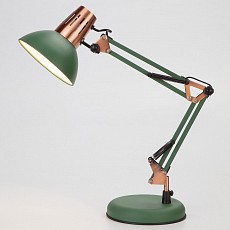 Настольная лампа офисная Eurosvet Worker 01034/1 зеленый