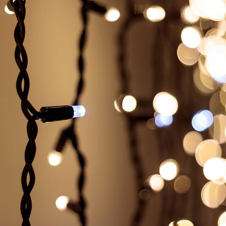 Занавес световой [2x3 м] Curtain ARD-CURTAIN-PRO-2000x3000-BLACK-760LED-FLASH WARM/WHITE (230V, 70W)