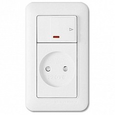 Розетка без заземления Imex 1022 WST 1022L WH