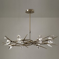 Люстра на штанге Mantra Eclipse Antique Brass 1470