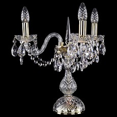 Настольная лампа декоративная Bohemia Ivele Crystal 5706 1406L/3/141-39/G
