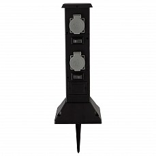 Блок розеток наземный Globo Pietra I 37004-4