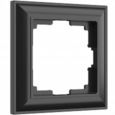 Рамка на 1 пост Werkel WL14 WL14-Frame-01 (черный матовый)