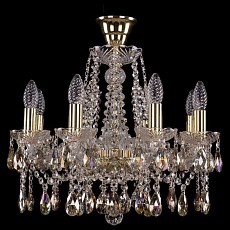 Подвесная люстра Bohemia Ivele Crystal 1413 1413/8/165/G/K701