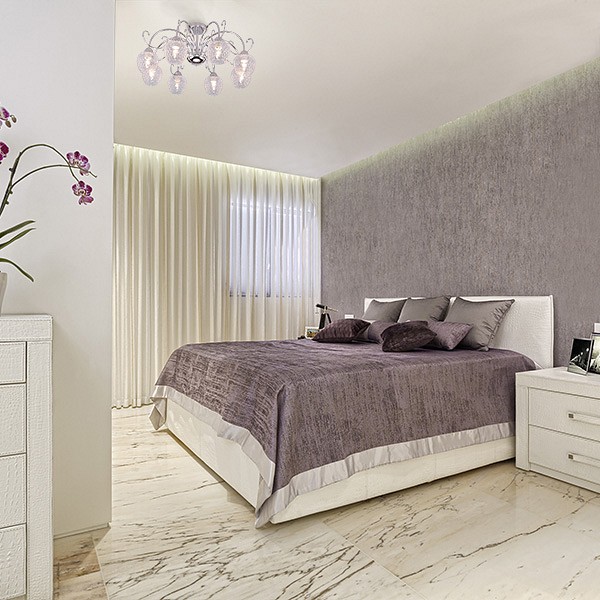 Люстра на штанге Eurosvet Benita 30142/8 хром