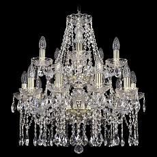 Подвесная люстра Bohemia Ivele Crystal 1413 1413/10+5/200/2d/G