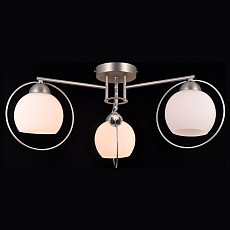 Потолочная люстра Natali Kovaltseva Sphere II SPHERE II 81051-3C SATIN NICKEL