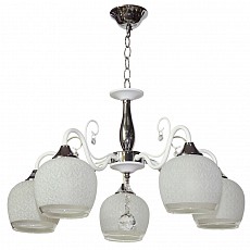 Подвесная люстра Imex MD.0655 MD.0655-5-P CH+WH