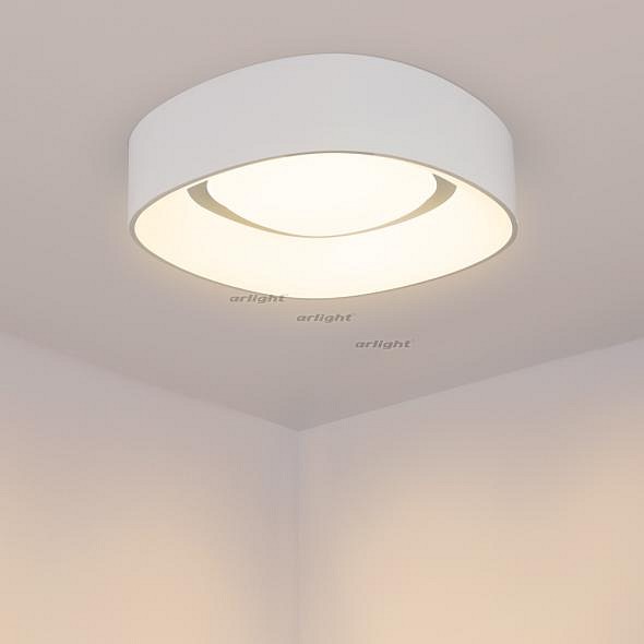 Накладной светильник Arlight SP-TOR-QUADRAT-S550x550-53W Warm3000 (WH, 120 deg) 022145(1)
